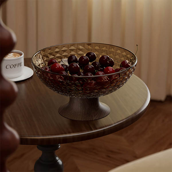 Wood Grain Fruit Platter
