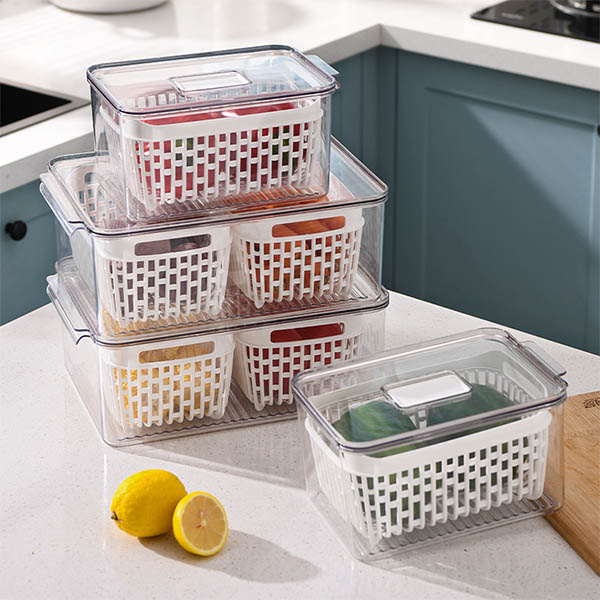 Multi Function Fully Clear Refrigerator Organizer