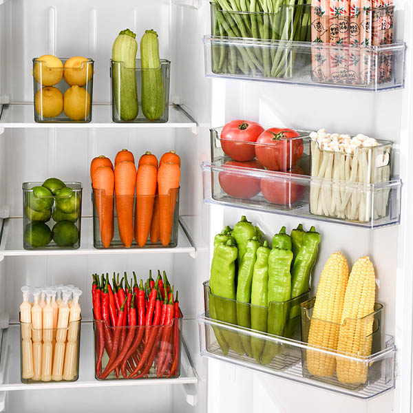 Side Door Mounted Refrigerator Compartment Organizer